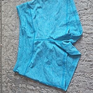 Blue biker short
